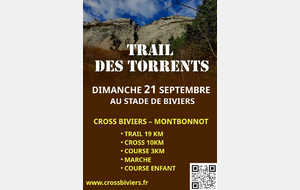Cross et trail des torrents... c'est dans quelques jours