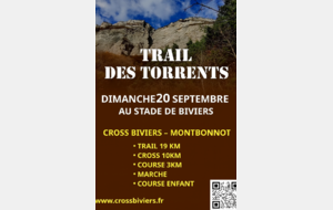 Trail des Torrents ... C'est bientôt !