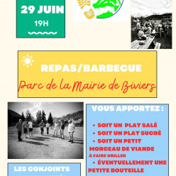 Repas/Barbecue Lundi 29 Juin 2026